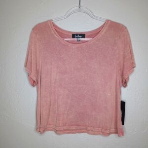 Lulu's Brown Faded Tee